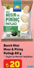 BURCH MİNİ MISIR & PİRİNÇ PATLAĞI 60 G